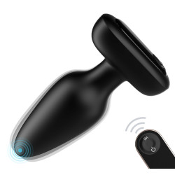 AnalTech Plug vibrant Visual 10 x 4.2cm Noir